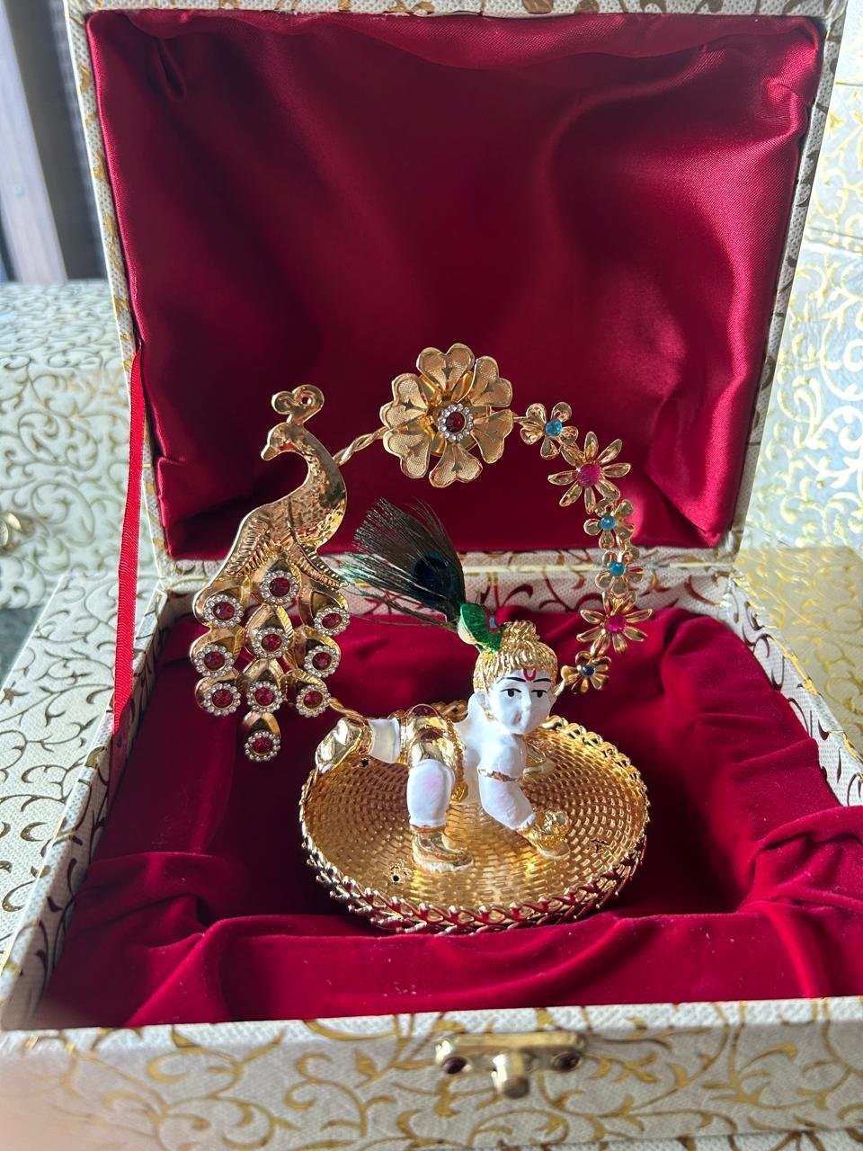 1GM Gold Krishna Statue