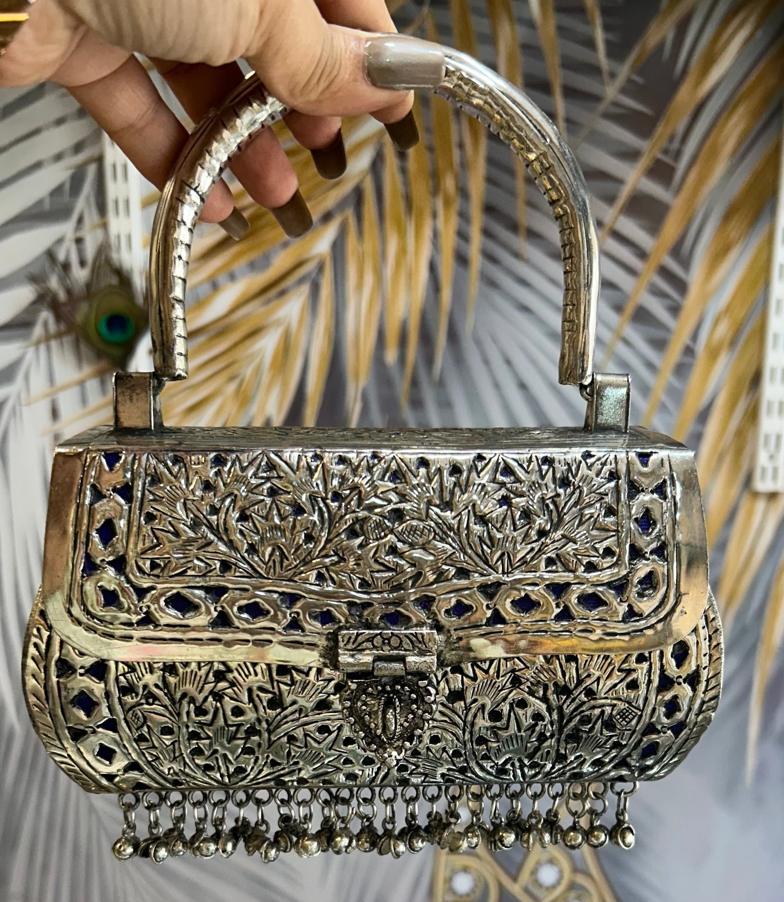 German silver purse 
